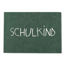 ava & yves Postkarte Schulkind tafelgrün