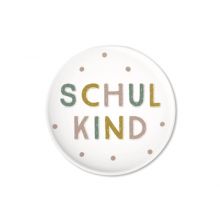 Button Schulkind pastell