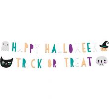 Girlande Happy Halloween Trick or Treat