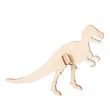 8 Holzaufsteller Dino T-Rex 