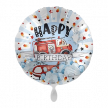 Ballon Feuerwehr Happy Birthday
