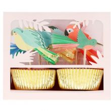 Cupcake Set Meri Meri Tropical Birds