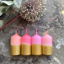 Pink Stories Dip Dye Twinkle  Golden Diamonds