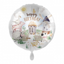 Folienballon Bauernhof Happy Birthday