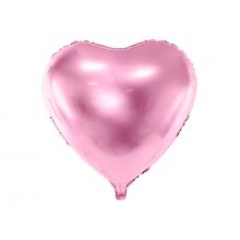 Folienballon Herz rosa groß