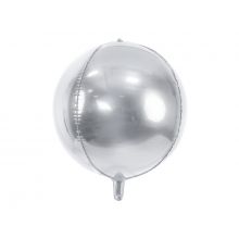 Folienballon Kugel Silber