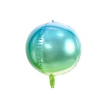 Ombre-Ballon Blau-Grün