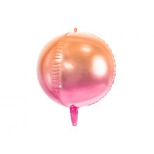Folienballon Ombre Orange-Pink
