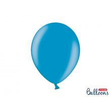 Luftballon metallic karibisch blau