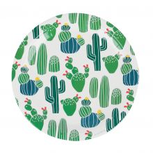 Pappteller Kaktus