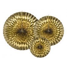 Rosetten-Pinwheels gold