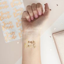 Ginger Ray Tattoos Team Bride gold